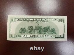 Série 2006 Un billet de cent dollars américains $100 New York KB 14842985 D