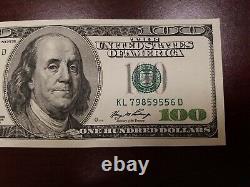 Série 2006 Un billet de cent dollars américains $100 San Francisco KL79859556D