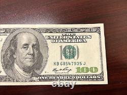 Série 2006a Bill D'un Dollar Américain 100 $ New York Kb 68547935 J