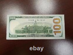 Série 2009 A Us One Cent Dollar Bill Note 100 $ New York Lb 76679669 P