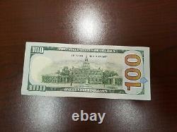 Série 2009 A Us One Cent Dollar Bill Note 100 $ New York Lb 96668993 A