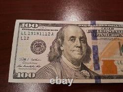 Série 2009 A Us One Cent Dollar Bill Note 100 $ San Francisco LL 19191112 A