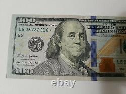 Série 2009 A Us One Cent Dollar Bill Star Note 100 $ New York Lb06782316
