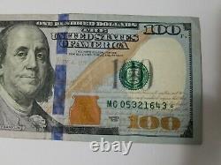 Série 2013 Bill Star Note De 100 $ Us Chicago Mg 05321643