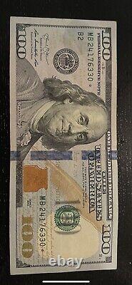 Série 2013 US Billet de cent dollars Étoile Note $100 MB24176330