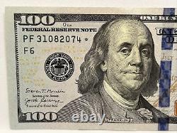 Série 2017A Billet de 100 dollars américains Star Note $100 Atlanta PF 31082074