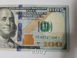 Série 2017 Bill Star Note De 100 $ Us Richmond Pe 02727006