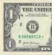 Série 2017 Billet D'un Dollar Étoile Us 1.00 - Monnaie Légale