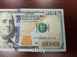 Série 2017 Un Billet De Cent Dollars Us 100 $ Atlanta Pf 00094643 G