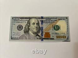Série 2017 Un Billet De Cent Dollars Us Note 100 $ Atlanta Pf 55644177 E