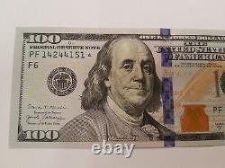 Série 2017a Us One Cent Dollar Bill Star Note 100 $ Atlanta Pf 14244151 (au)