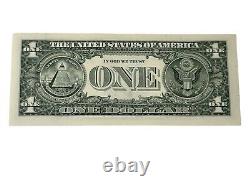 Série B de 2013 Billet d'une étoile de série en double de un dollar Rare non circulé Wash DC