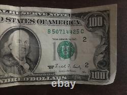 Série de billets de cent dollars américains de 1988, New York B 50714425 C.