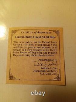Trésor Américain Découpe 32 $ 1 $ Feuillet De Bons D'un Dollar 1993