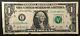 U.s. Un Dollar Bill Star Note E Série Numéro De Série E 03038448 Rare 2013