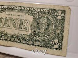 Un Dollar Bill Faible Numéro De Série 2013 E 00000837 E Expédition Rapide