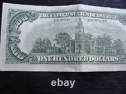 Un Projet De Loi D'une Centaine De Dollars 1963 Un Numéro De Série L 00750193 A, 007